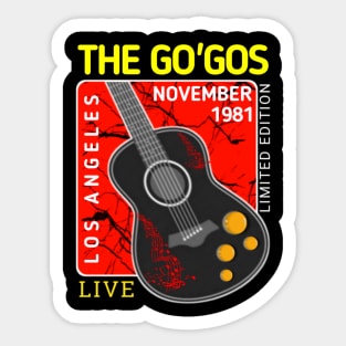 The go gos Sticker